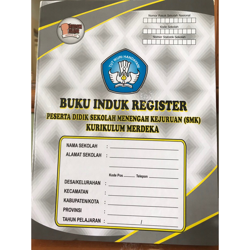 

Buku Induk Register SMK Kurikulum Merdeka