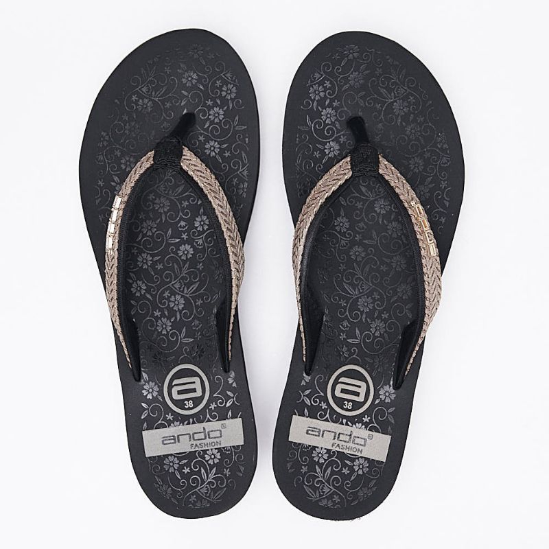 SANDAL ANDO ANDINI 02/QUEEN SPORTY / STRAPPY - SANDAL JEPIT SLIP WANITA