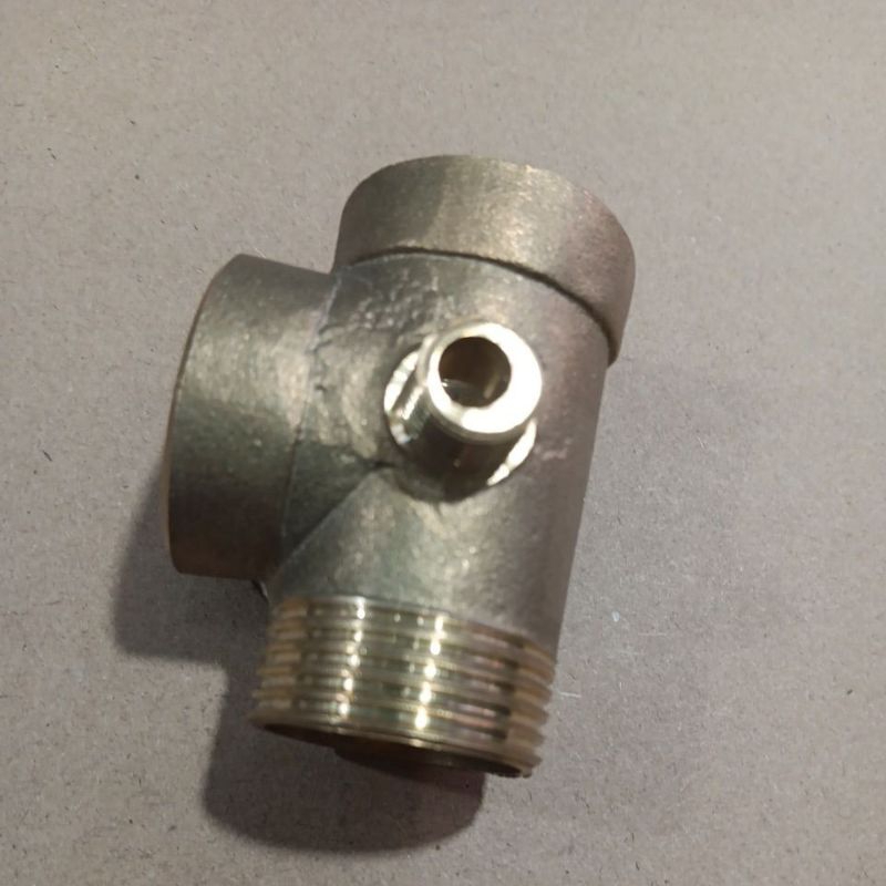 sambungan T pompa air kuningan drat dalam 1 inch drat luar 1/4 inch dan 1 inch T otomatis tabung pom