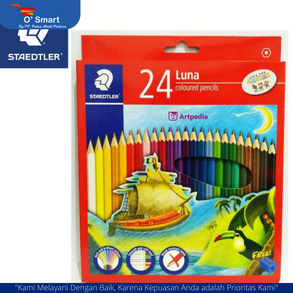 

PENSIL WARNA LUNA STAEDTLER CLASIC 12,24,36,48 PANJANG