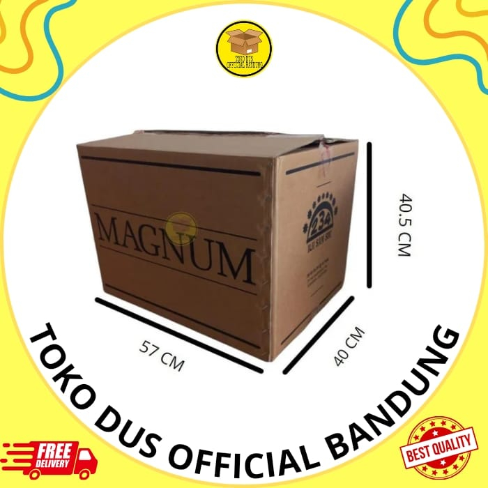 

( Min Order 5 Pcs) Kardus dus karton box bekas TEBAL Magnum MIN. BELI 5 PCS