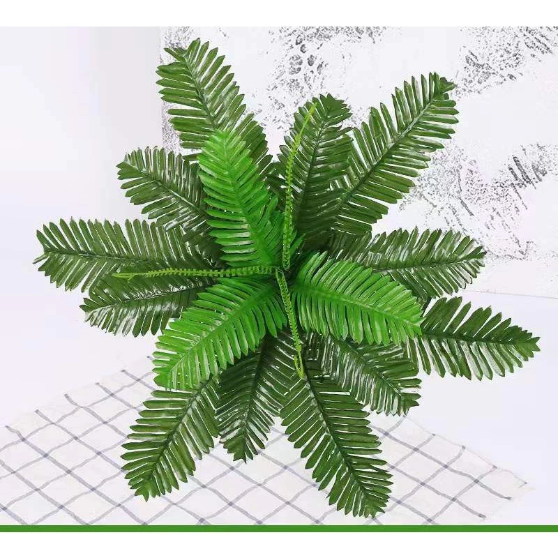 Daun Sikas artificial / daun palem artificial/ daun artificial cabang 18