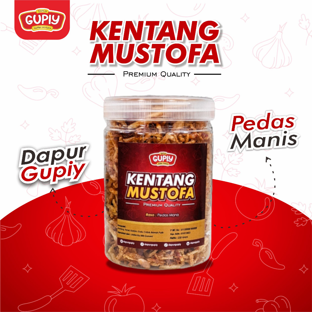 

Kentang Mustofa Premium Dapur Gupiy - Ketang Mustofa Gurih - Kentang Mustofa [ Pedas Manis ]