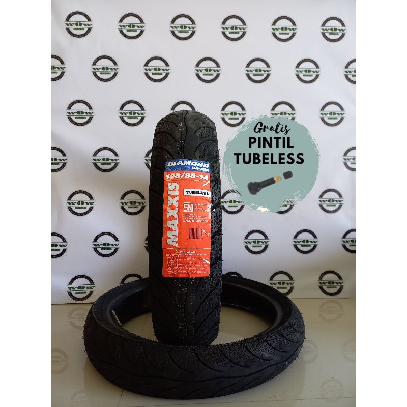 BAN MAXXIS DIAMOND 100/80-14 (ORIGINAL 100%)