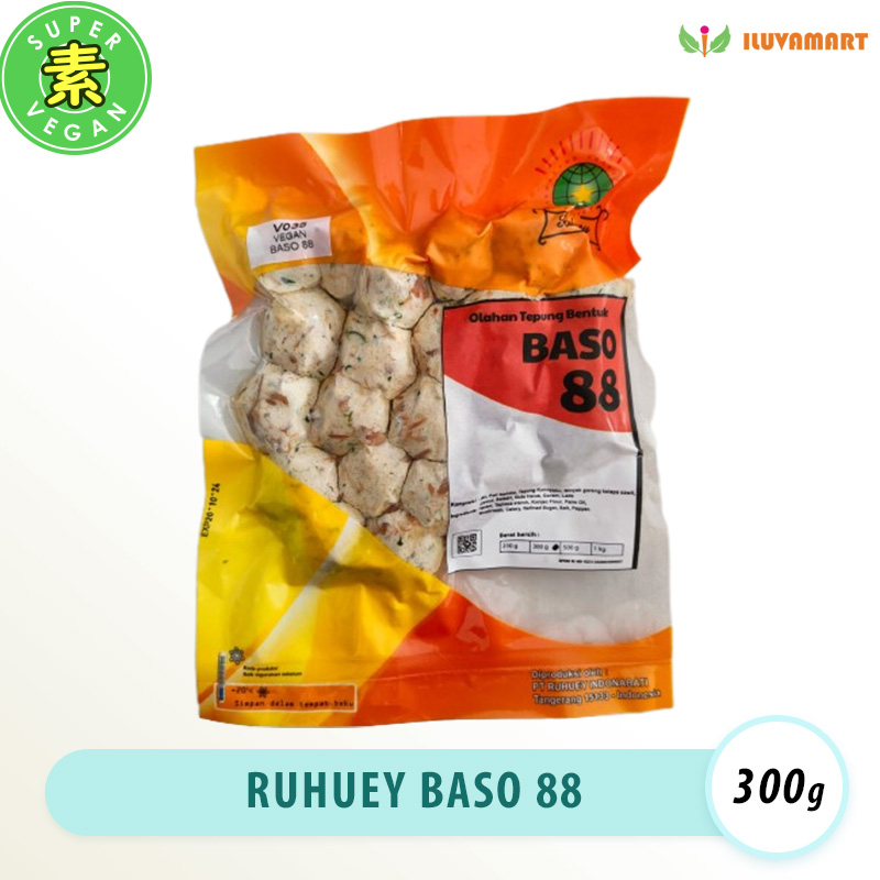 

Ruhuey Bakso Analog Bakso 88 Vegan Vegetarian 300gr Baso Jamur