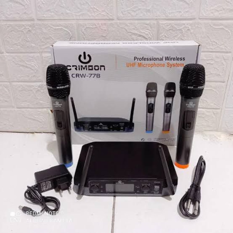 Mic Wireless Crimson CRW-778 Crimson CRW 778 wireless 2 mic