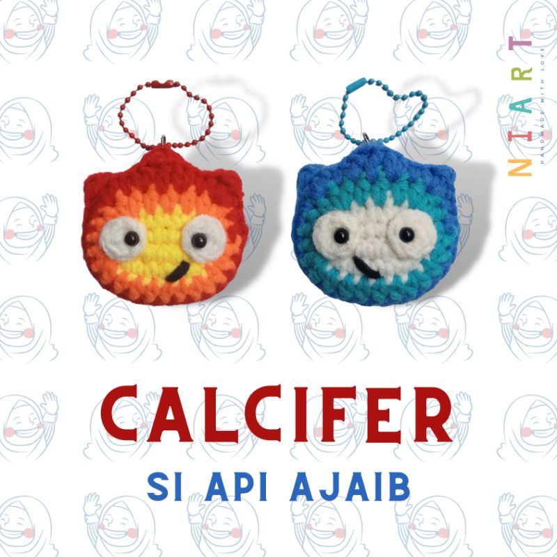 Calcifer Keychain (niart.craft)