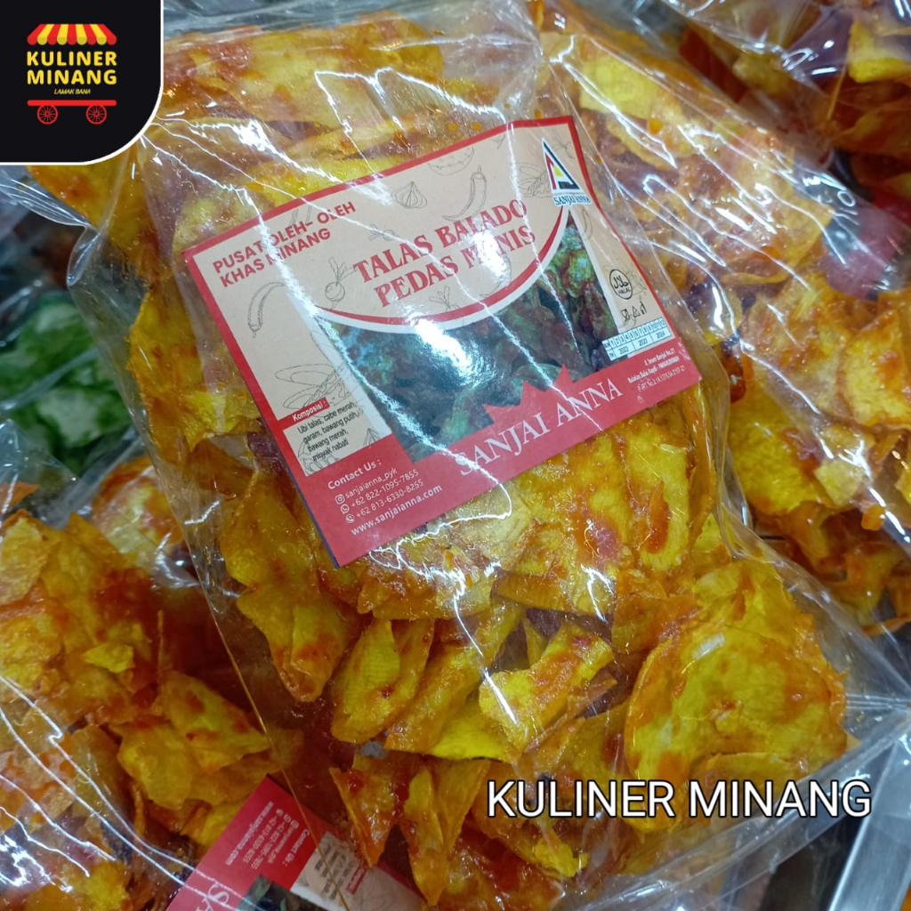 

Kerupuk Sanjai Talas Balado X Pedas Manis Anna 3 Saudara 250 gr Oleh-Oleh Asli Kampung Cemilan Makanan Payakumbuh Khas Padang Snack Jajanan Kuliner Minang Kabau Gurih Spicy Murah Renyah Resmi 100% Halal Original AX02