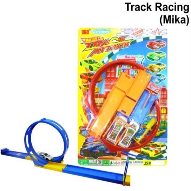 Mj Mainan Track Mobil Mobilan Balap Racing Car Hadiah Kado Anak Laki Laki Cowok 3 4 5 6 Tahun Sni