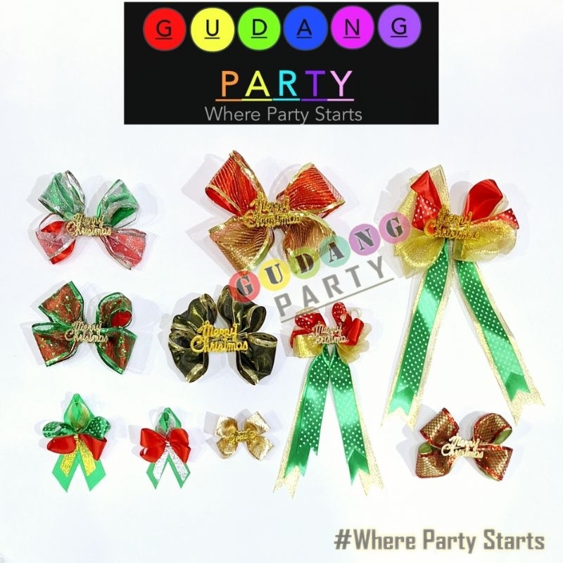 

Pita Natal/Pita Kawat Saten/Pita Hampers/Pita Bingkisan/Pita Hias/Pita Parcel/Christmas Ribbon