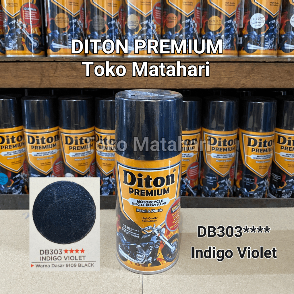 Diton Premium DB 303 Indigo Violet Bunglon Cat Semprot pylox pilox