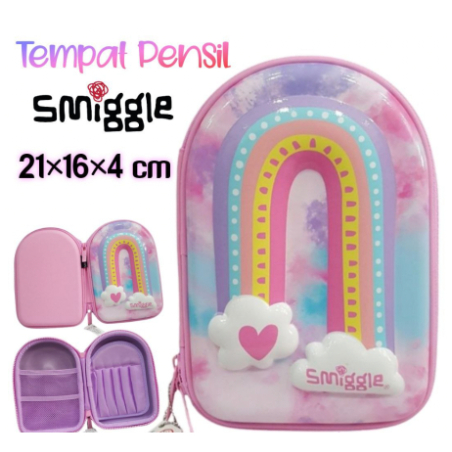 

Jual Tempat Pensil Smiggle Rainbow / Tempat Alat Tulis Anak Perempuan Awan Pink Pelangi Takasimura