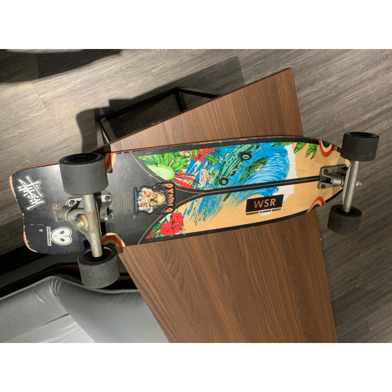 OXELO LONGBOARD FISH 500 HITAM DECATHLON ORIGINAL BEKAS/SECOND