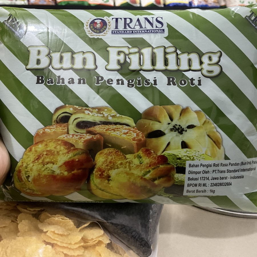 

BUN FILLING PANDAN / ISIAN ROTI RASA PANDAN / ISIAN MOCHI PANDAN