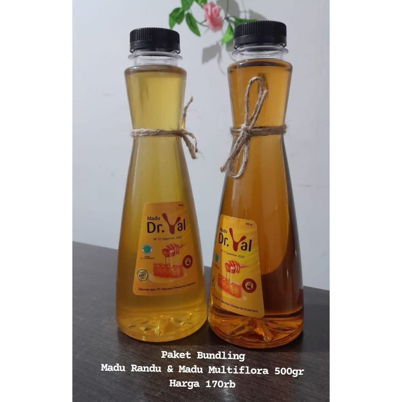 

paket blunding madu multiflora dan randu 500gr