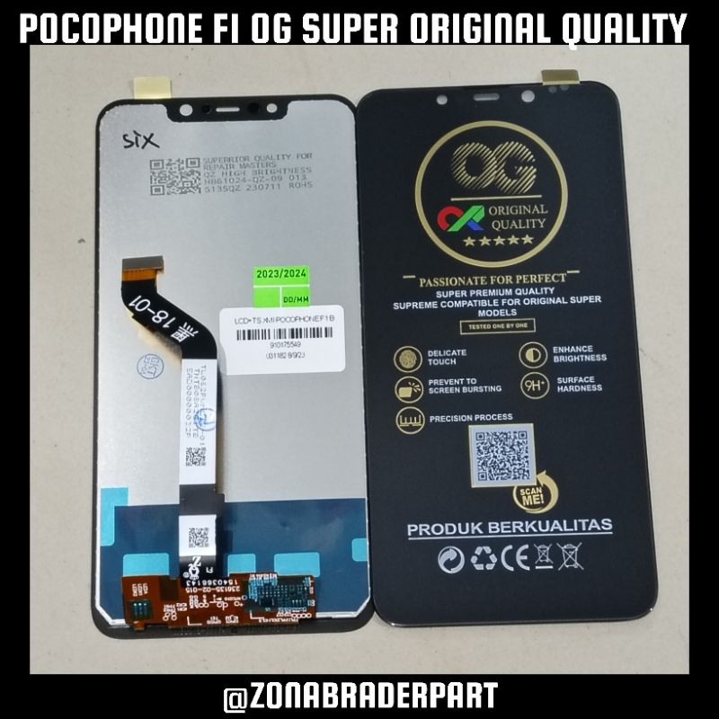 LCD + TS POCOPHONE F1 OG SUPER ORIGINAL QUALITY