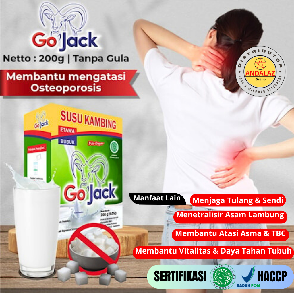 

Susu Kambing Etawa 100% TANPA GULA 200 Gram GO JACK Susu Etawa Untuk Obat Asam Lambung - Vitamin Daya Tahan Tubuh Dewasa Sampai Lansia - Obat Maag - Obat Asma - Obat TBC - Obat Diabetes - Vitamin dan Suplemen Tulang dan Sendi