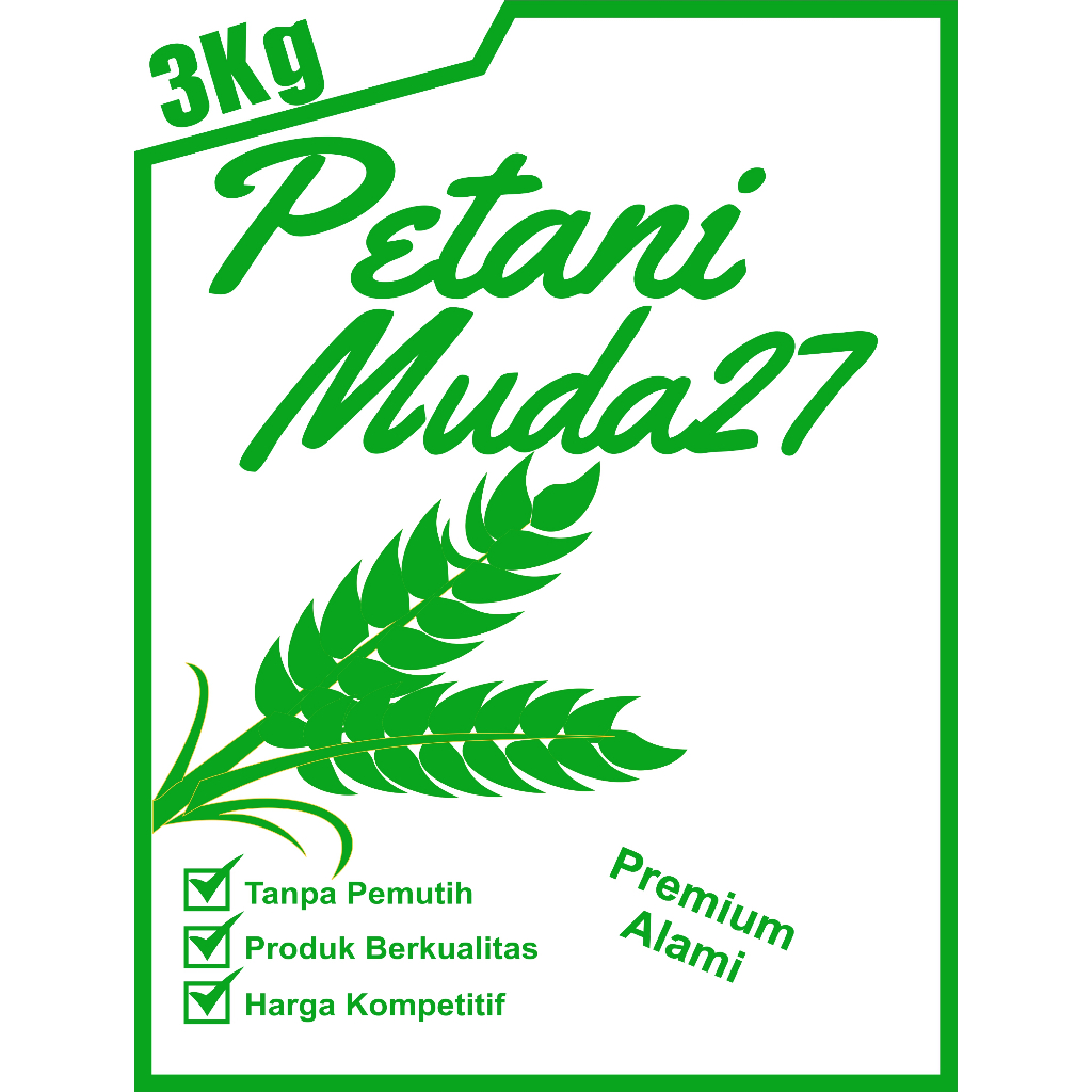 

Petani Muda27 Beras 3kg Berkualitas