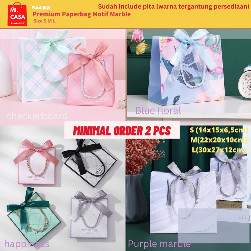 

Mi.casa - Premium Paperbag Motif Marble 2/ Kantong Kertas Kado Jumbo Goodie Bag Souvenir (ADA MINIMAL ORDER)