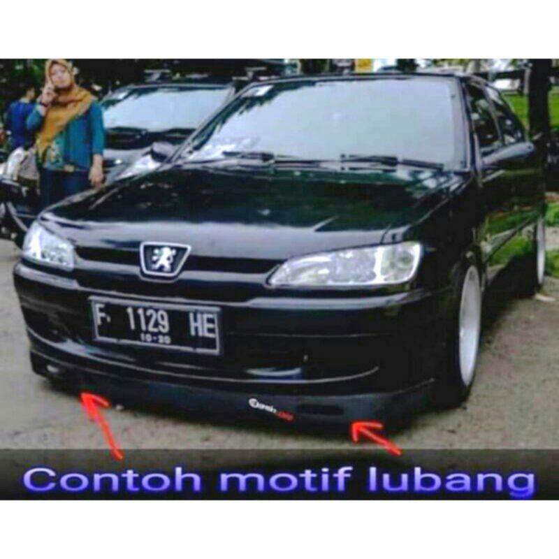 TERMURAH LIPS BUMPER UNIVERSAL MOTIF LUBANG BIKIN TAMPAK CEPER MONTOK