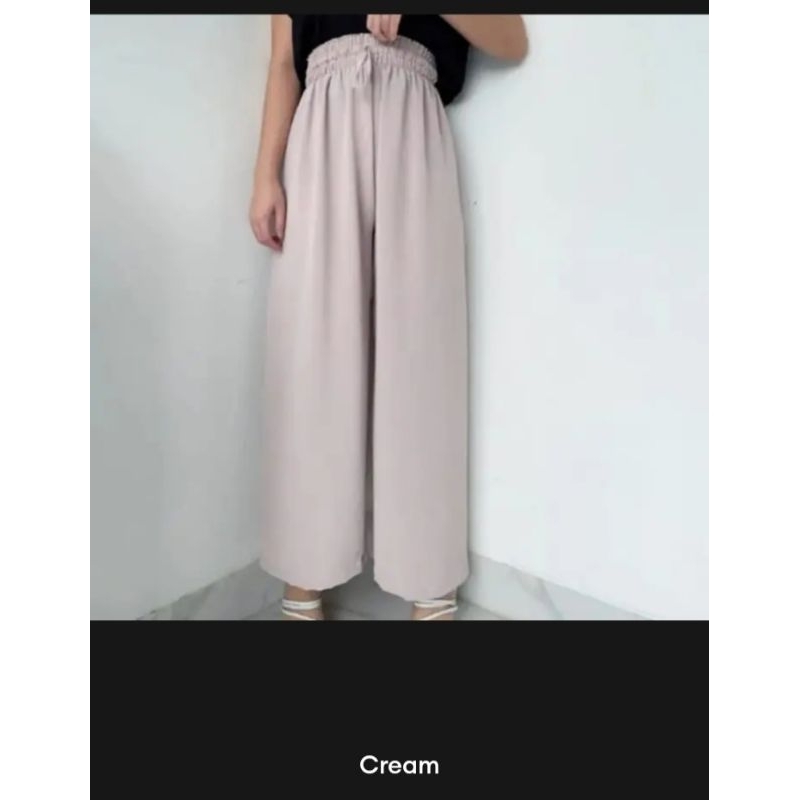celana kulot kancing depan/celana kulot polos/celana wanita/celana panjang terbaru