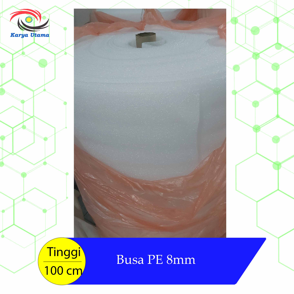 Busa PE Polyethylene Foam Sheet / Packing Kemasan Busa Polyfoam 8mm