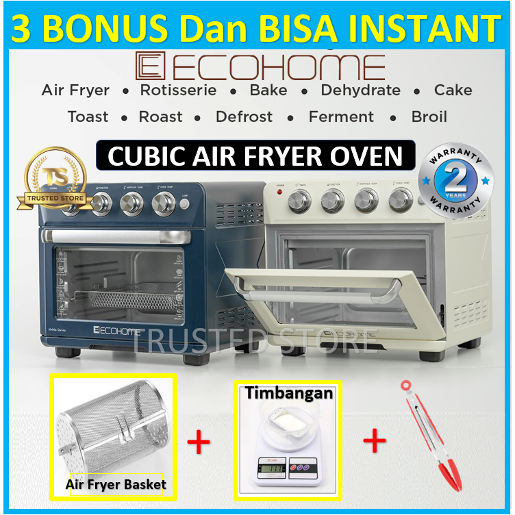 Ecohome Air Fryer Oven EAF-888 Cubic Airfryer Oven
