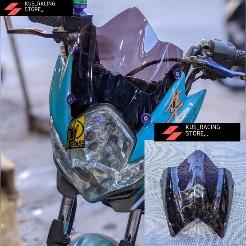 Visor Satria Fu Barong Lama Winshield Fu Barong Tahun 2011 - 2013