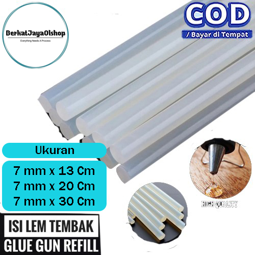 

Lem Tembak isi Kecil Besar Murah Refill Glue Gun Bakar Bening DIY