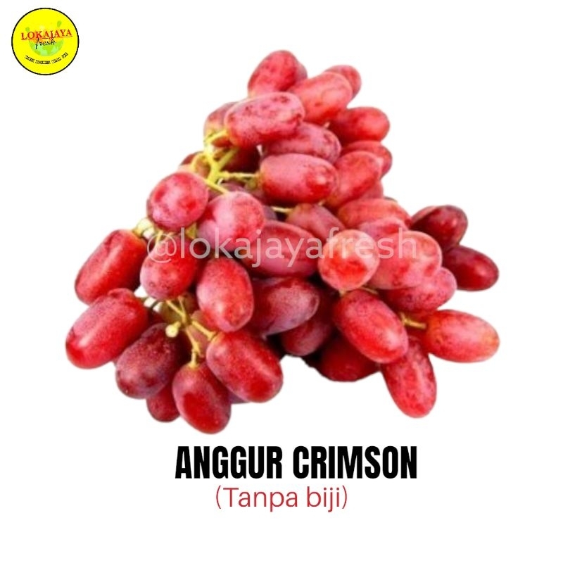 

Anggur Merah Crimson Seedless 1Kg