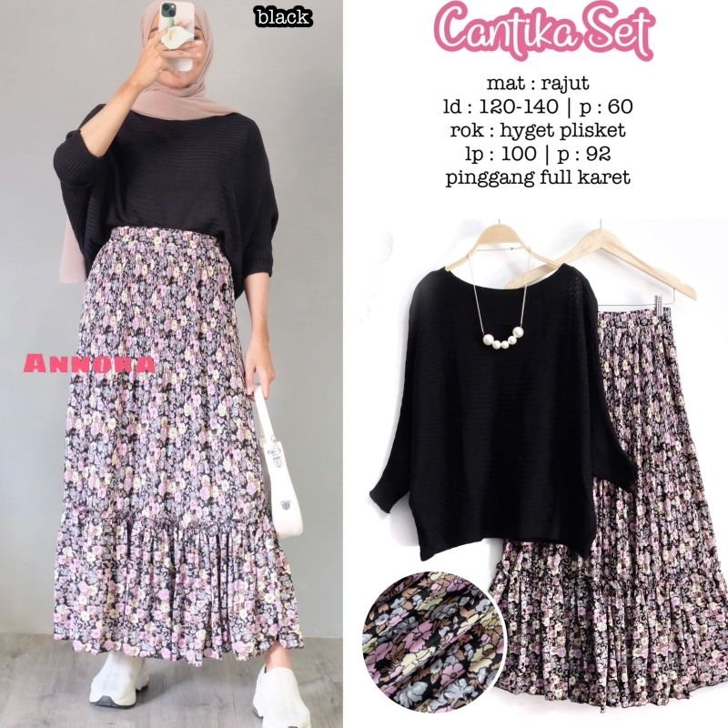 setelan rok wanita cantika by Annora