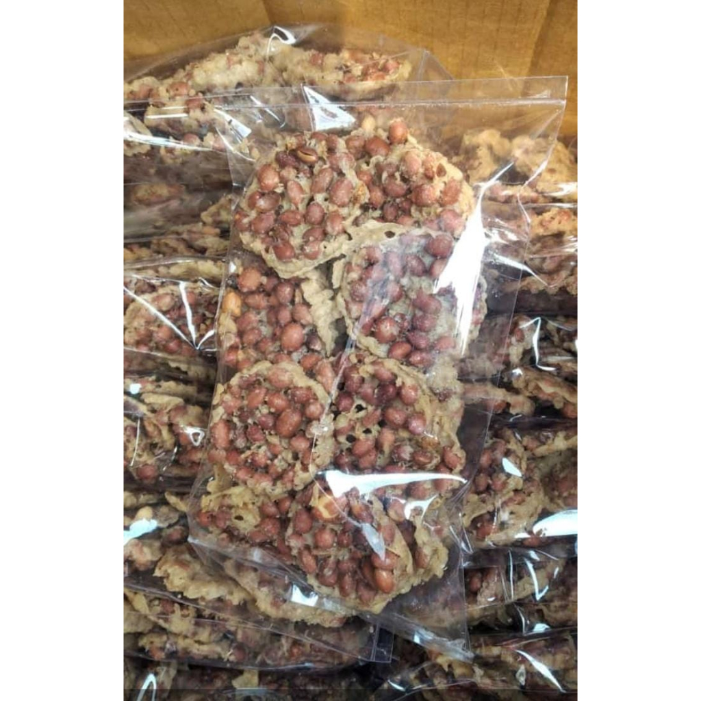 

keripik rempeyek peyek kacang Tanah bulat