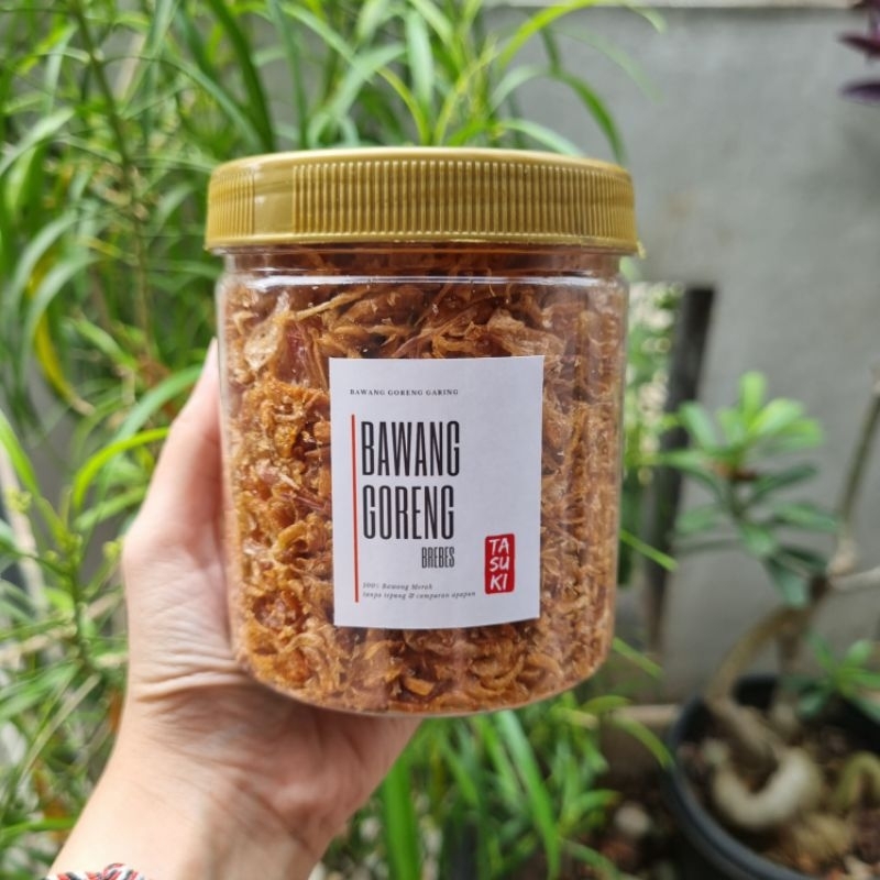 

BAWANG GORENG BREBES 150gr MURNI BAWANG MERAH RENYAH TANPA TEPUNG | BAWANG GORENG ASLI