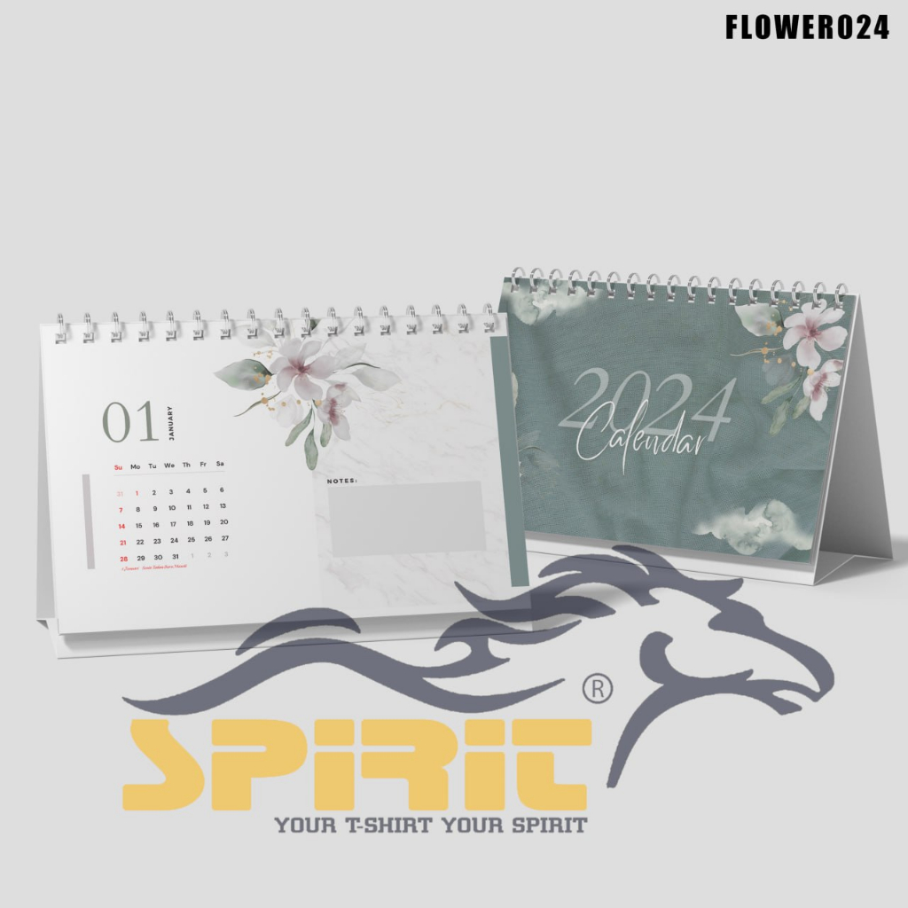 

Kalender Meja / Kalender Duduk Tahun 2023 Flower Aesthetic Bunga Cantik