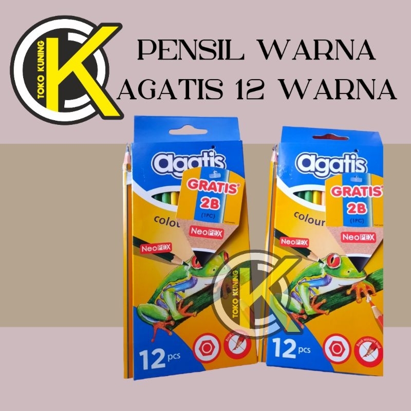 

Agatis Pensil Warna 12 warna