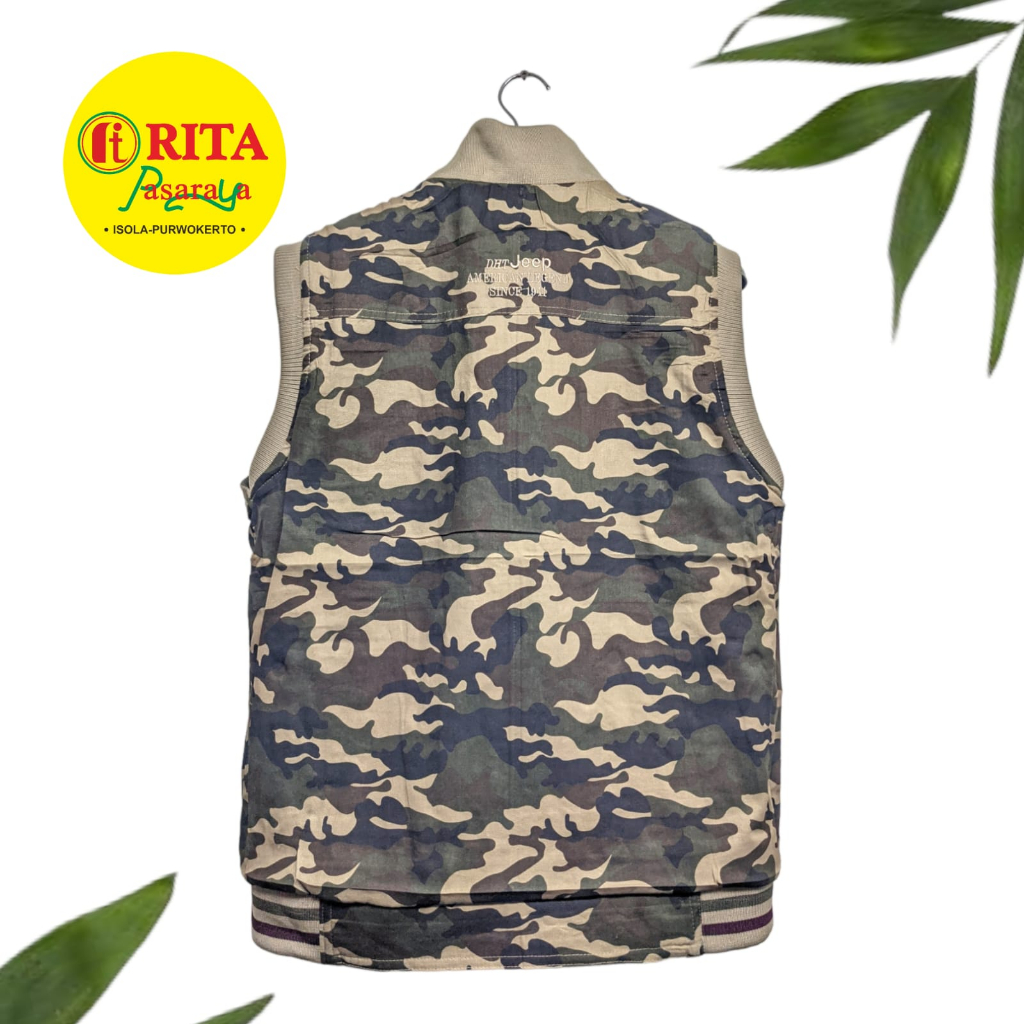 Rompi Bolak - Balik Pria / Rompi Pria