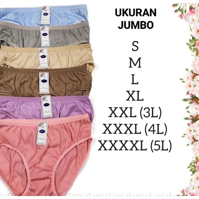 CD JUMBO GHC  Art 188 / Celana Dalam JUMBO  GHC  3 PCS - 6 PCS