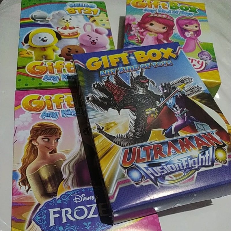 

Mainan Gift Box di dalamnya sudah ada hadiahnya