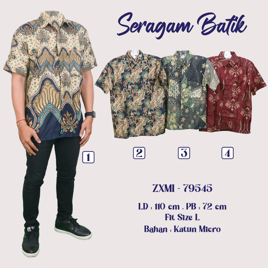 KEMEJA BATIK PRIA TERBARU KEMEJA KONDANGAN OUTFIT BATIK PRIA DEWASA