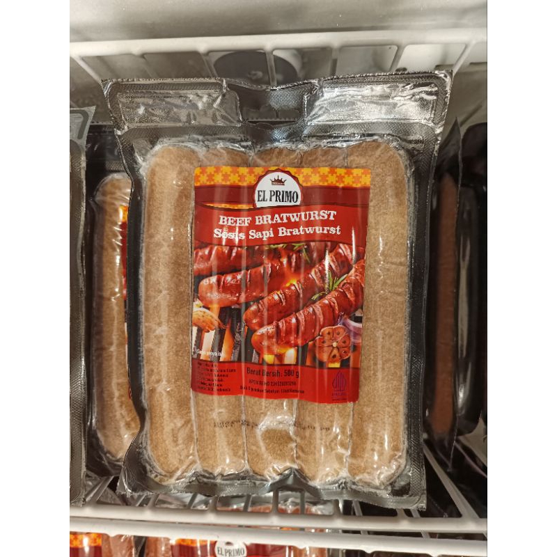 

Sosis Beef Bratwurst El primo 500g