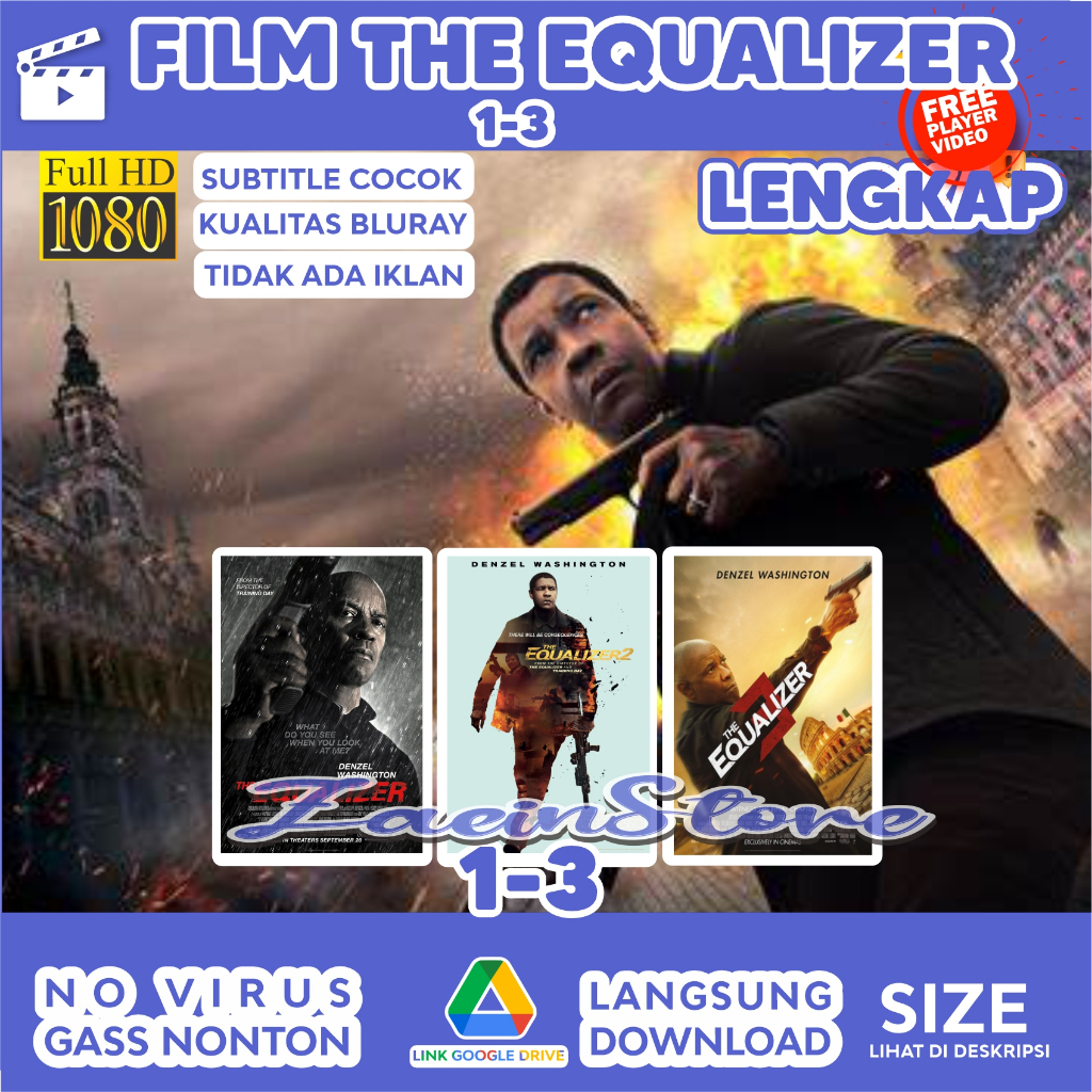 FILM THE EQUALIZER COMPLETE 1 2 3 // FILM EQUALIZER TERBARU 2023 // FILM TERBARU // FILM TERBAIK 2023 // FILM THE EQUALIZER 3