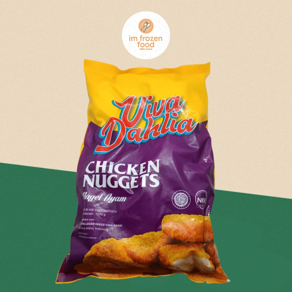 

Viva Dahlia Naget Ayam 1kg Chicken Nugget