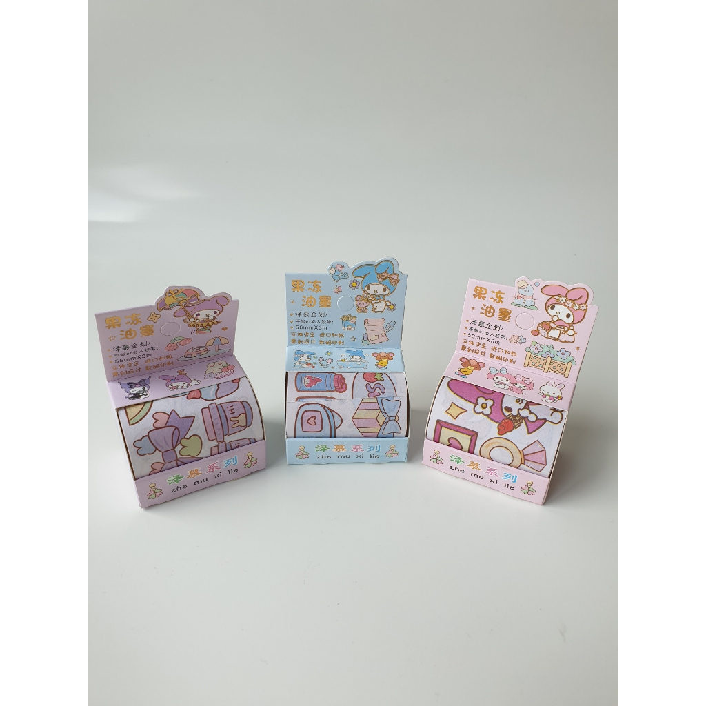 

STICKER SOLATIP WASHI TAPE ROLL KARAKTER CEWE SANRIO KODE SZ-150