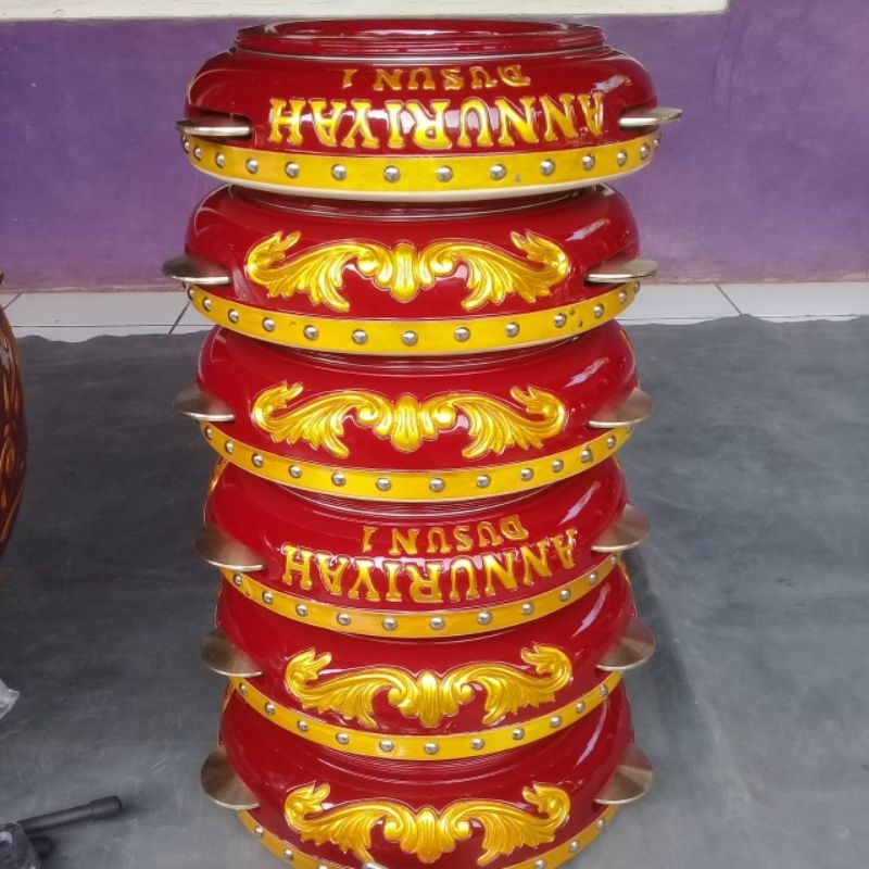 Rebana Hadroh  Terbang Banjari ukur 30cm castem