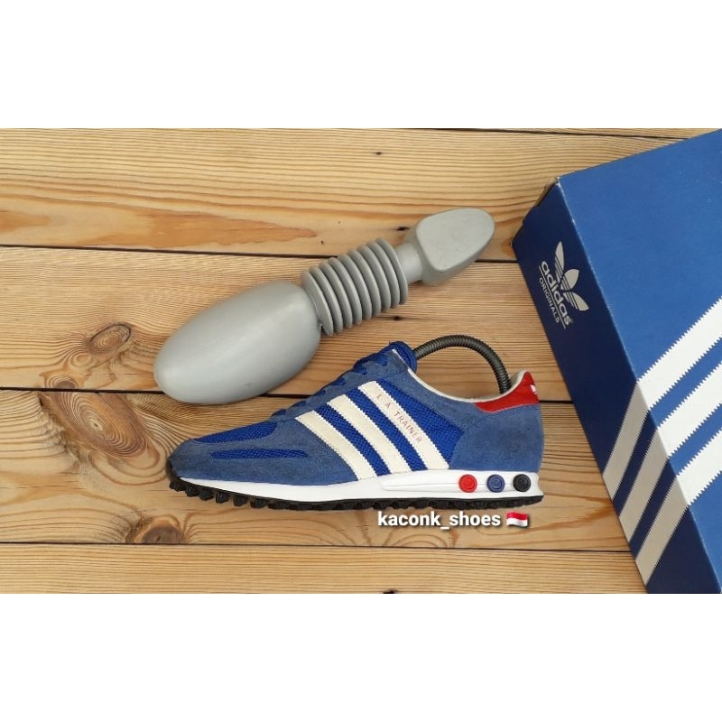 SEPATU CASUAL SNEAKERS ADIDAS LA TRAINER BLUE ORIGINAL