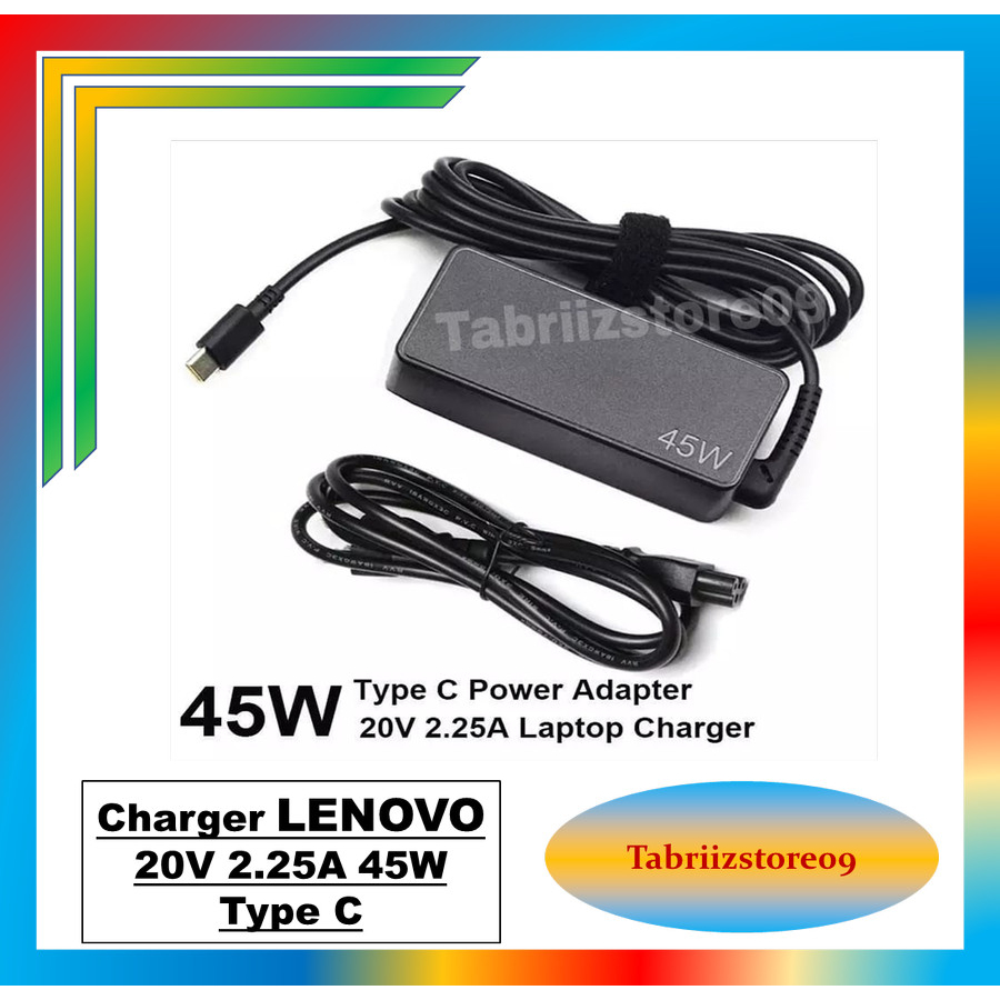 Adaptor Charger Laptop Lenovo ThinkPad L480 L580 E485 45W 20V 2.25A