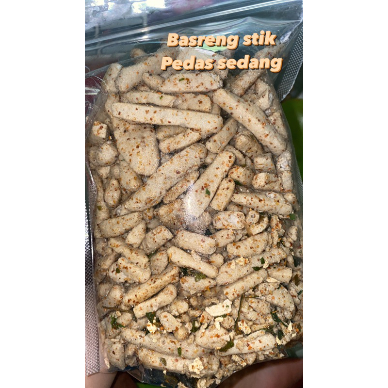 

Basreng Stik Pedas Sedang Daun Jeruk Purut