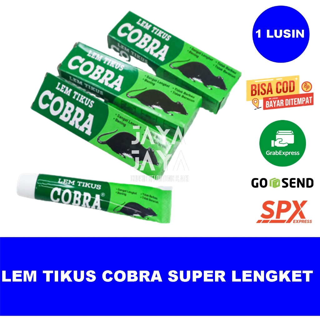 LEM TIKUS COBRA PALING AMPUS SUPER LENGKET SATU PACK ISI 12 PCS