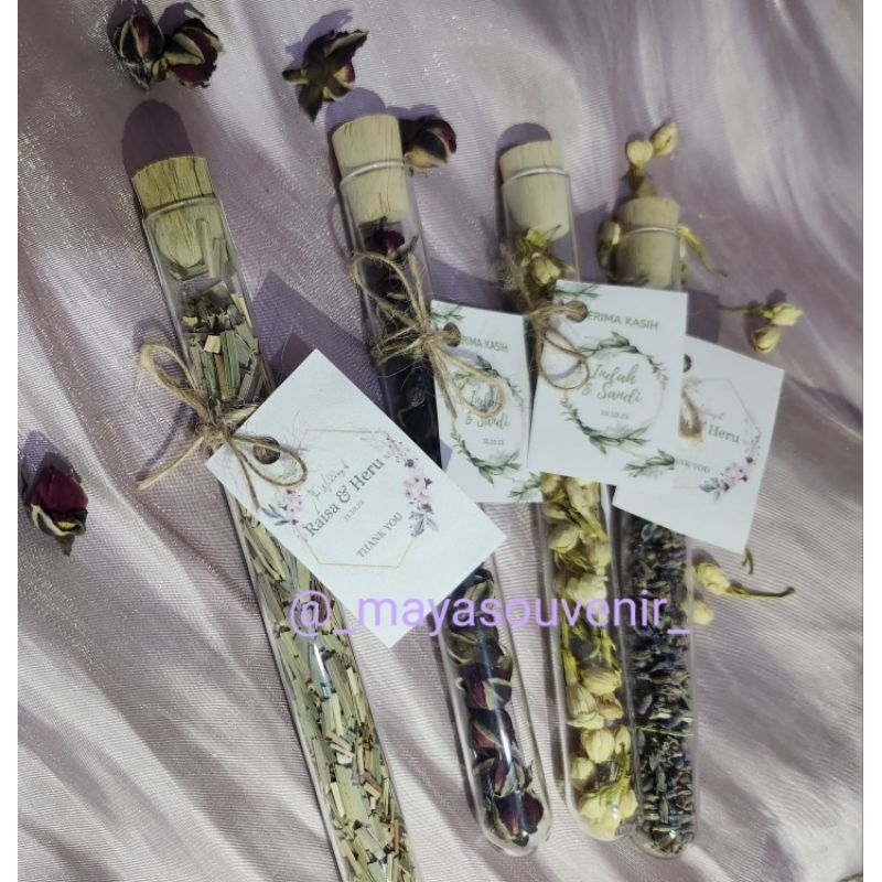 souvenir pernikahan souvenir pengajian flower tea