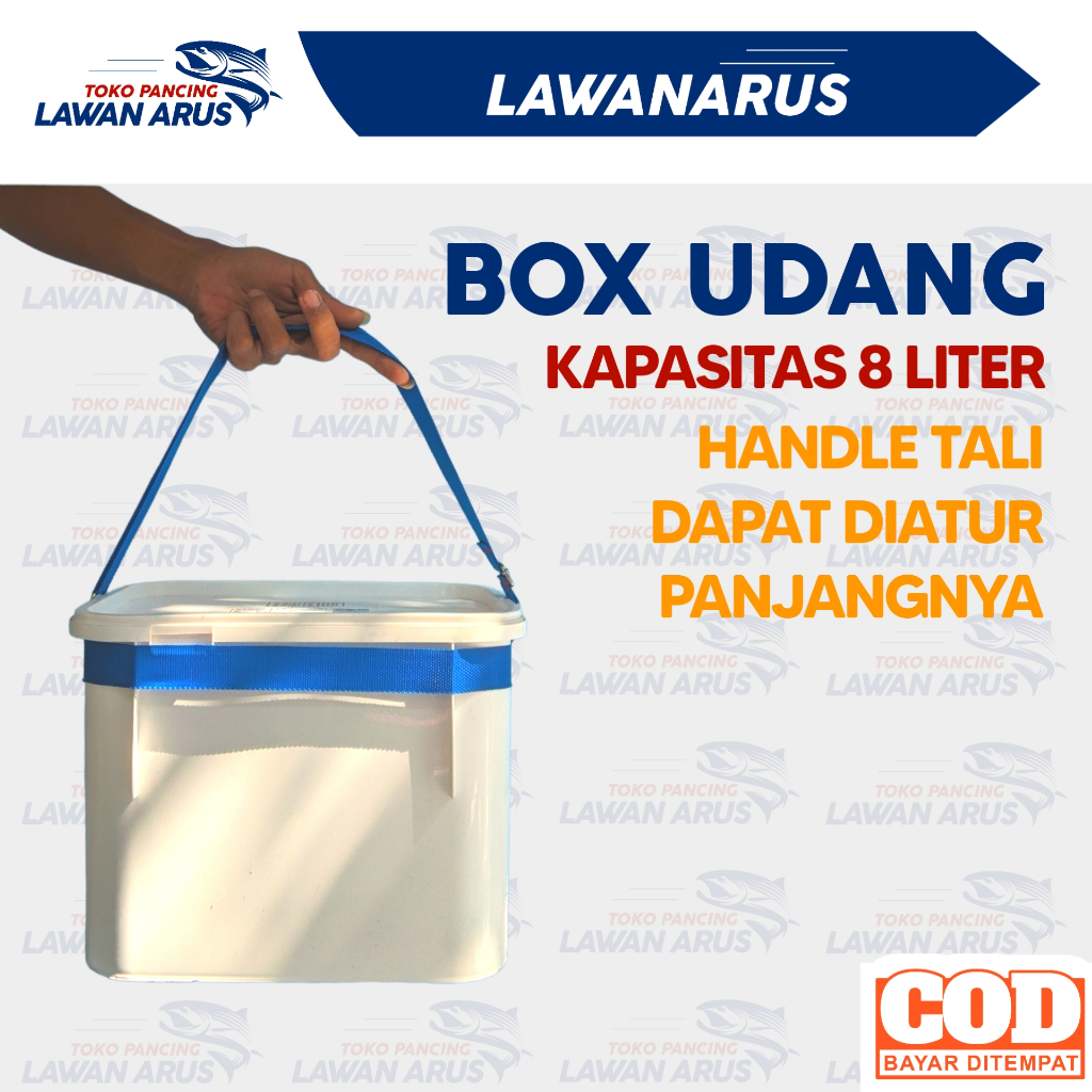 Box Udang Hidup / Wadah Umpan Udang